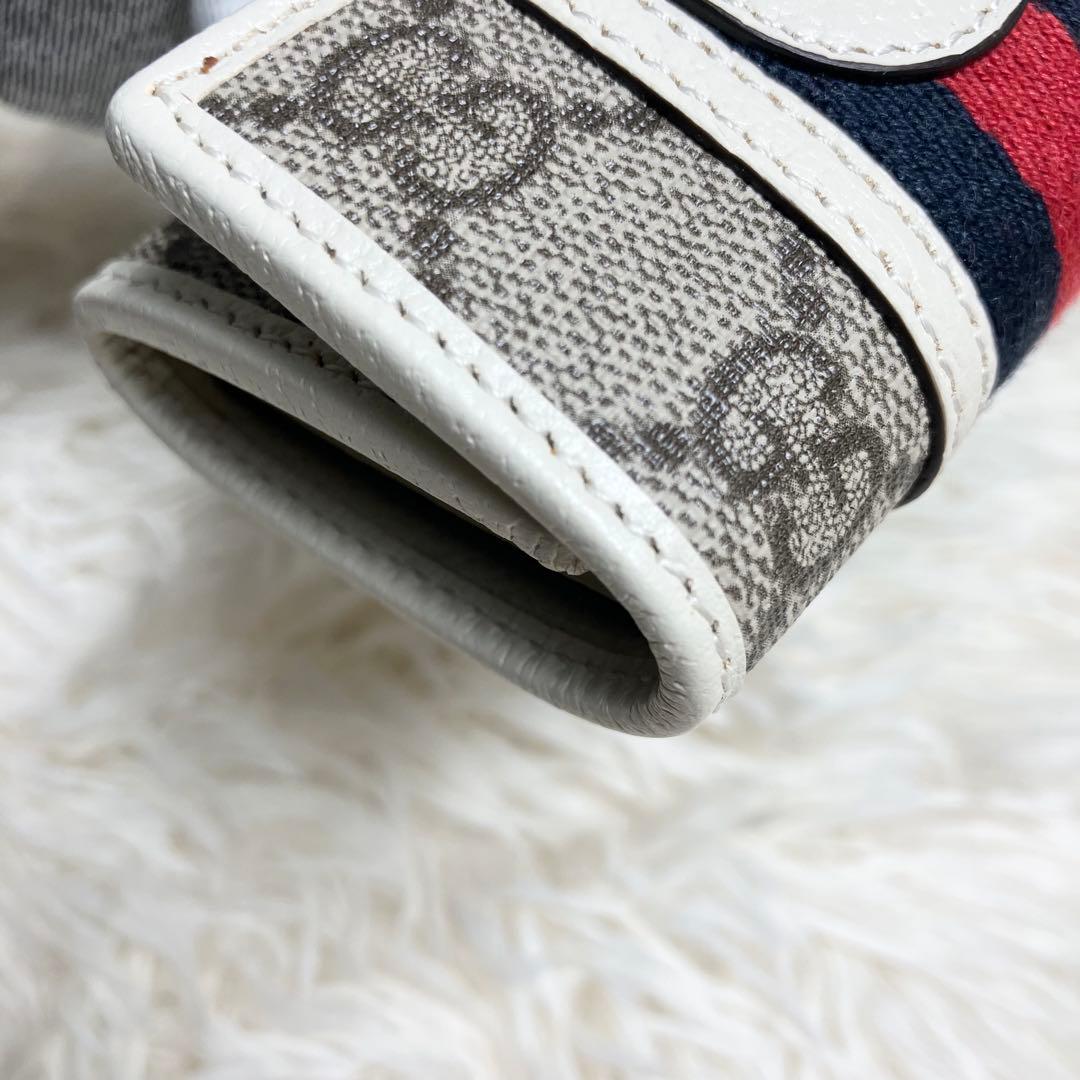 【未使用】 GUCCI オフィディア キーケース GGマーモント 季節カラー