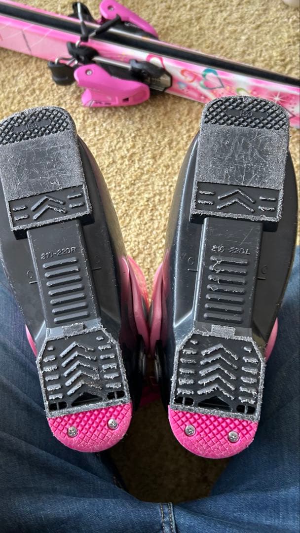 スキー板KAZAMA　ROCKER　116cm　/21.0cm ブーツ