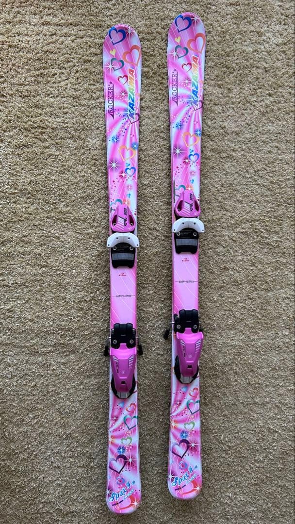 スキー板KAZAMA　ROCKER　116cm　/21.0cm ブーツ