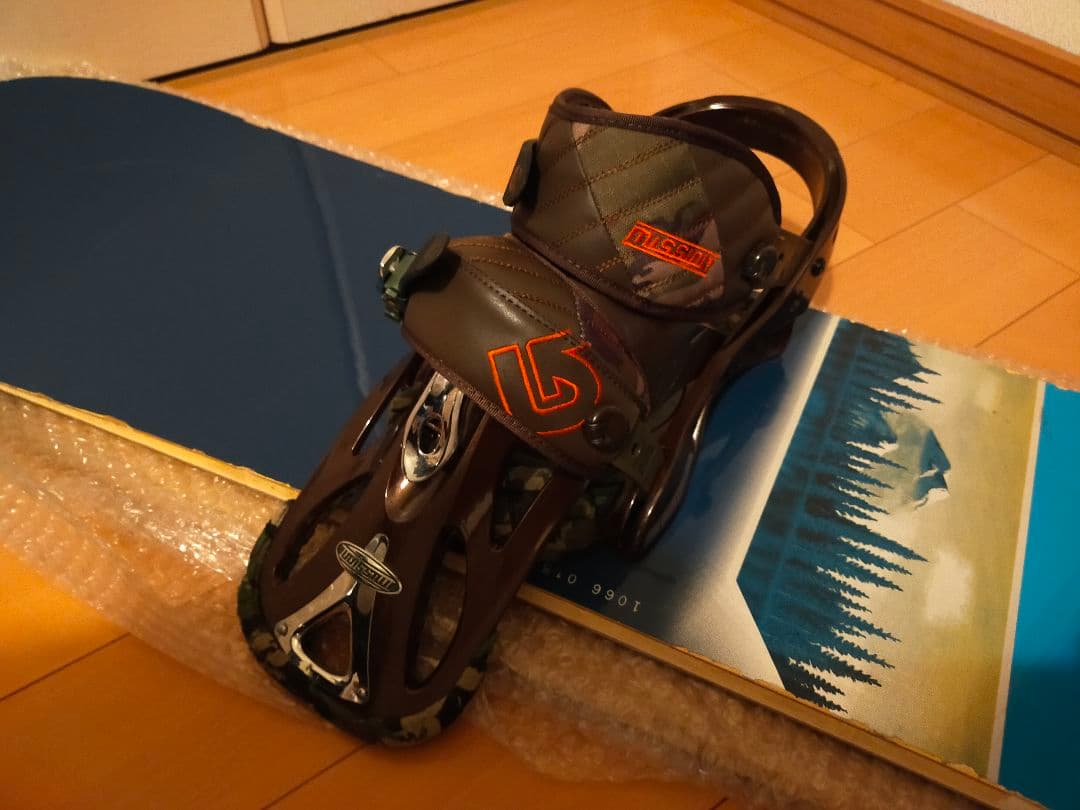 Burton スノーボード ビンディング付き
