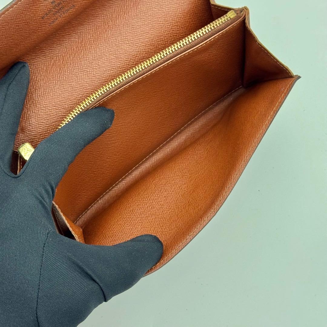 ヴィトン モノグラム ポルトモネ クレディ 長財布 カード 2 枚 M61725