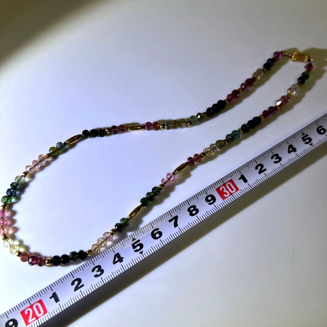 14K刻印　翡翠ネックレス　12g 東Y8-0210☆2F