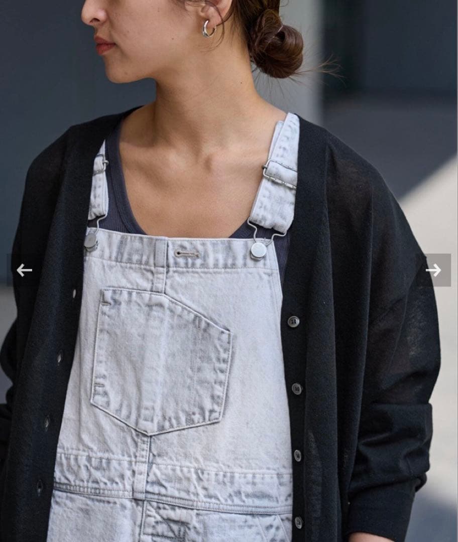 FRAMeWORKカラーデニムサロペット　36