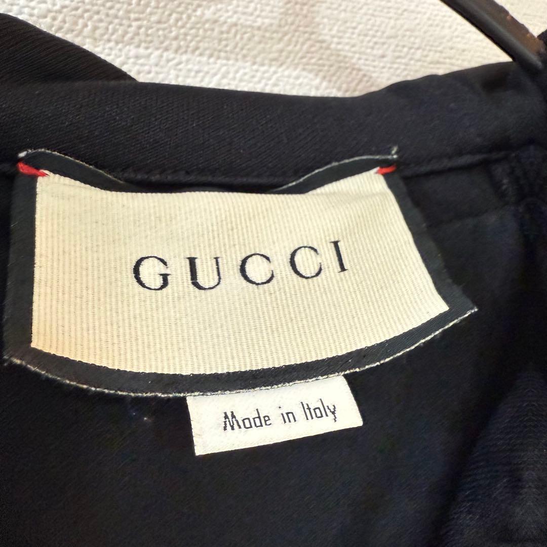 GUCCI グッチ フリル パーカー ワンピ XS カバー付き ジャージ☆