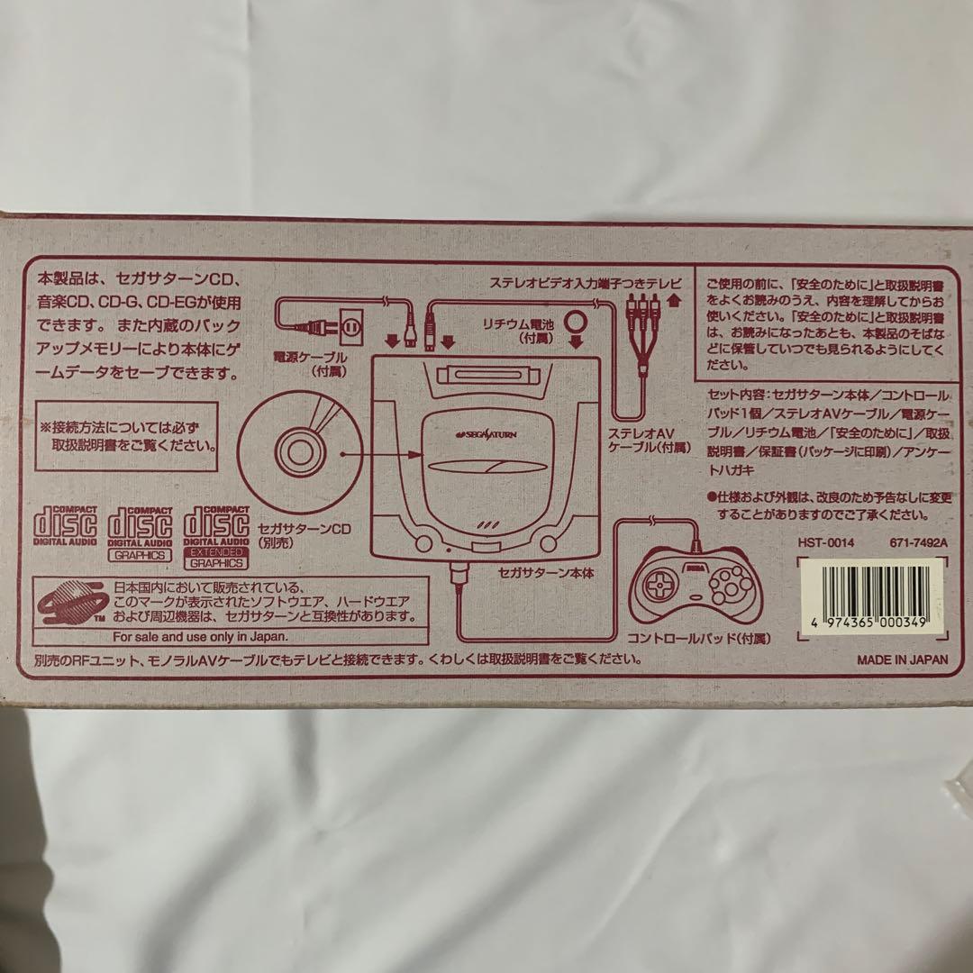 SEGA HST-0014 セガサターン箱付き　サッカーソフト　パワーメモリー