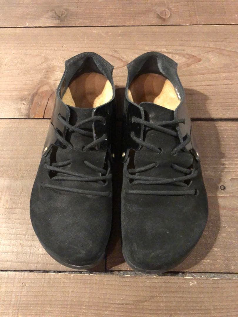 ビルケンシュトック モンタナ￼￼ 黒 レースアップサンダル 43 28cm