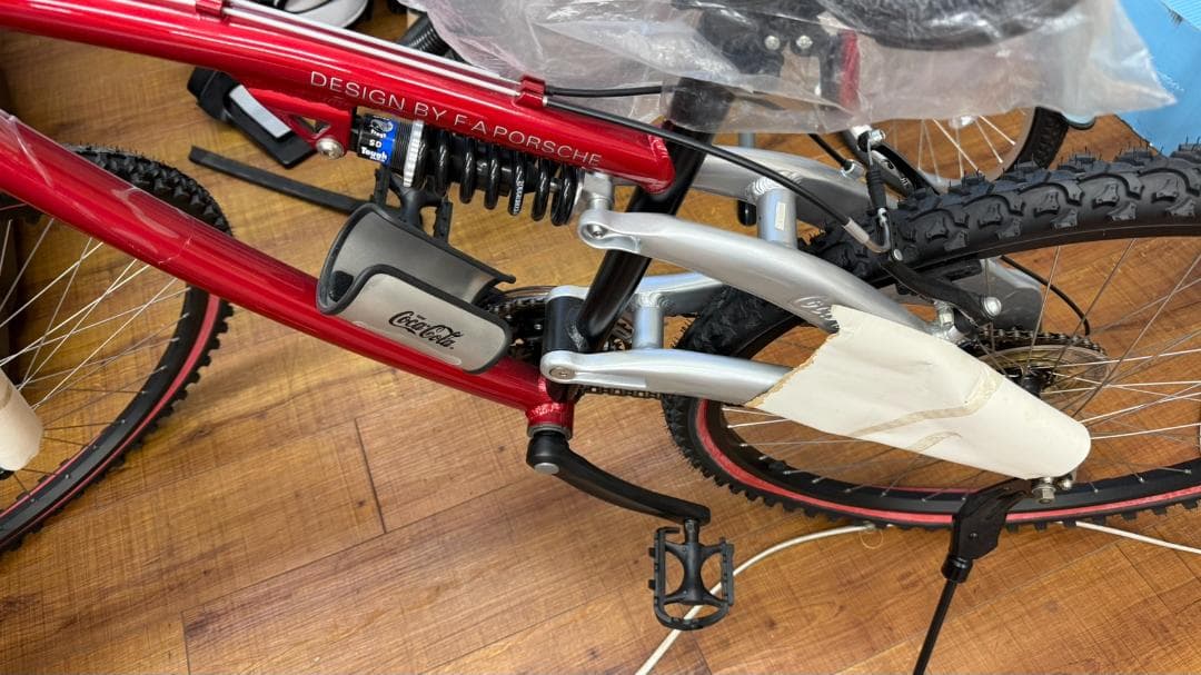 コカ・コーラ非売品ポルシェデザイン マウンテンバイク レッド　レア