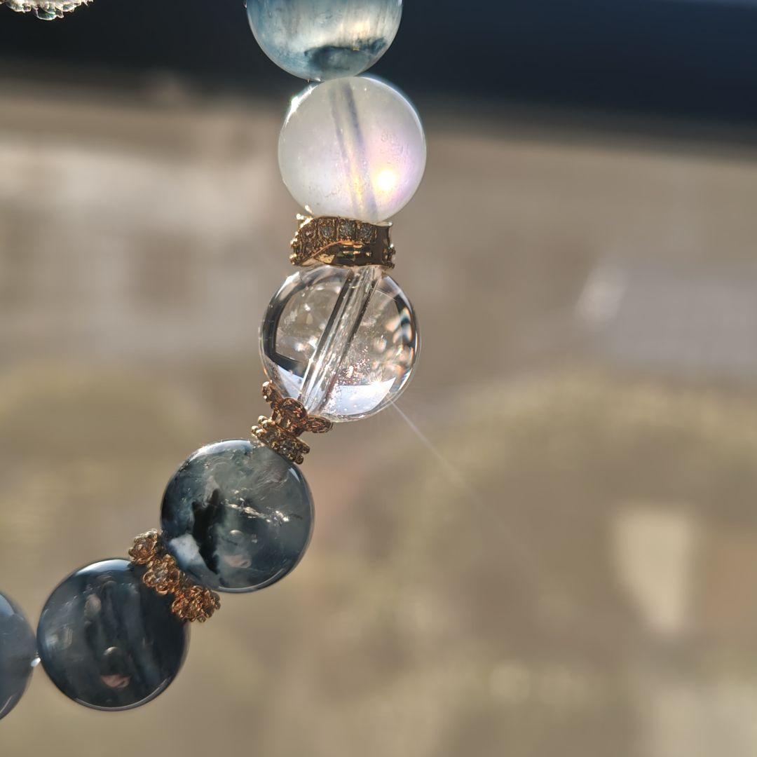 お取り置き専用です♡カイラス産水晶　グリーンアクアマリン　ブルー千層サゲニティッ