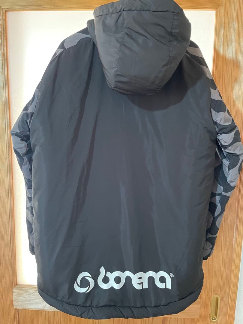 bonera フード付きハーフベンチコート 黒L極美品