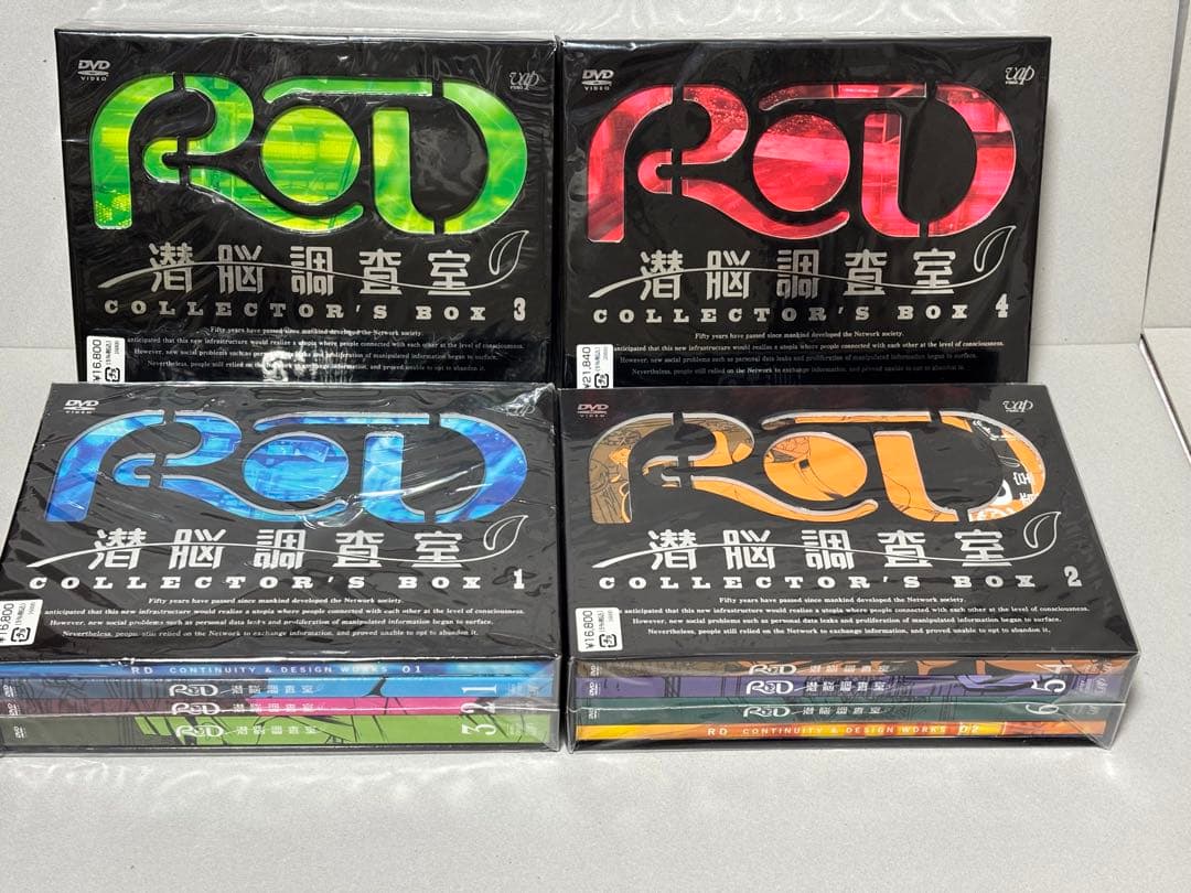 【美品】アニメDVD RD潜脳調査室コレクターズBOX 全4BOXセット