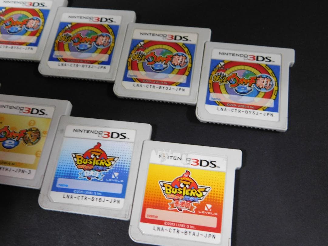 ＠★ジャンク★３ＤＳ★妖怪ウォッチ２　真打（５本）＋本家（２本）＋バスターズ　白