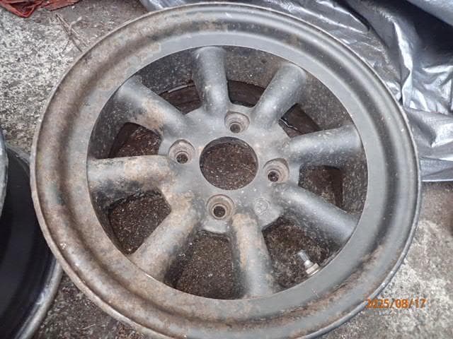 2本 ワタナベ 14x6.5J 114.3 オフセット約9mm AE86 旧車