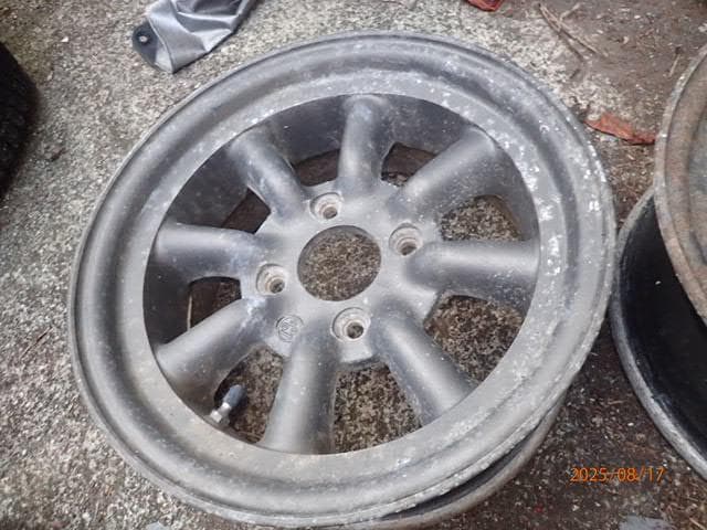 2本 ワタナベ 14x6.5J 114.3 オフセット約9mm AE86 旧車