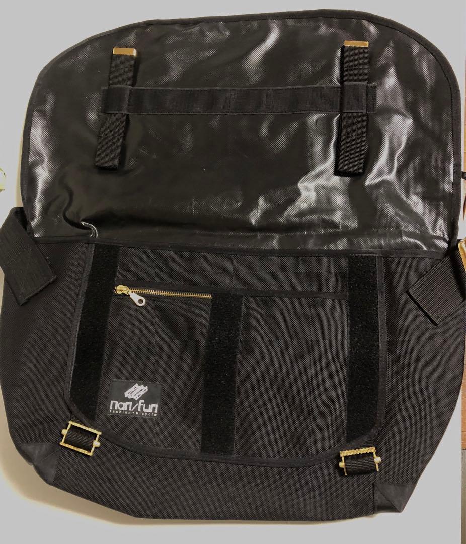 narifuri メッセンジャーバッグ　ブラック