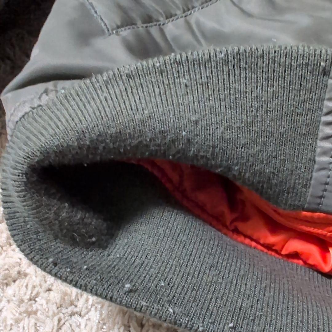 AVIREX　MA-1 トップガンワッペン　Ｌ　カーキ　フライトジャケット