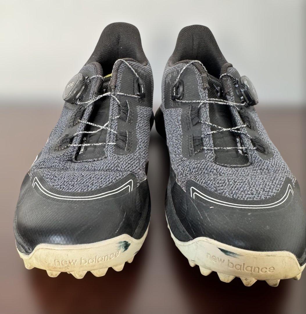 new balance BOA スパイクレスゴルフシューズ グレー/黒26.5