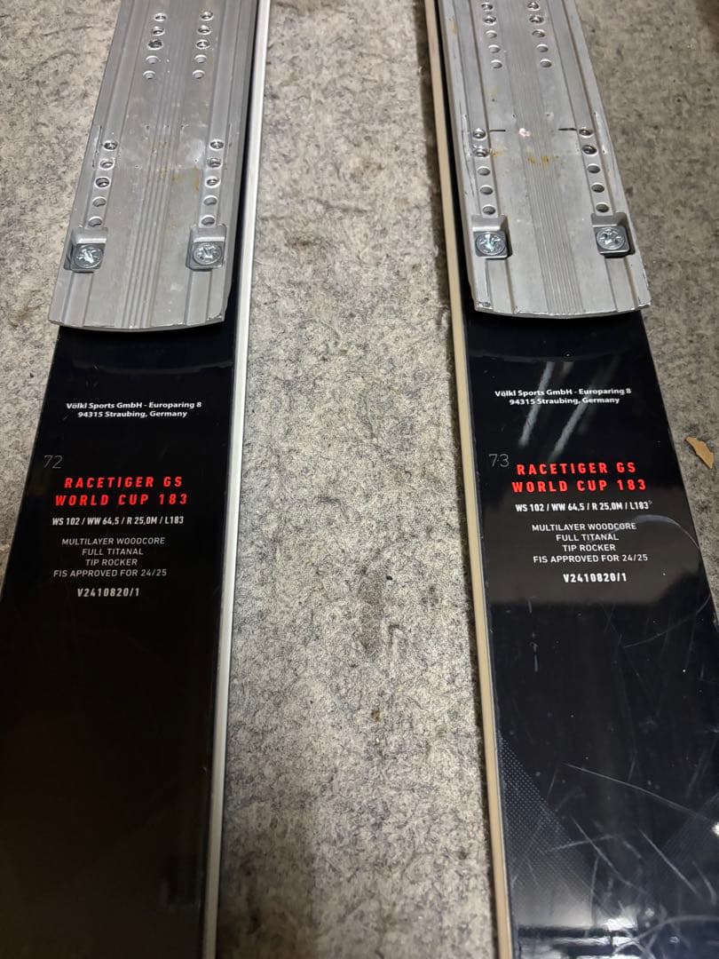 Völkl RACETIGER GS 2024-2025モデル183cm R25