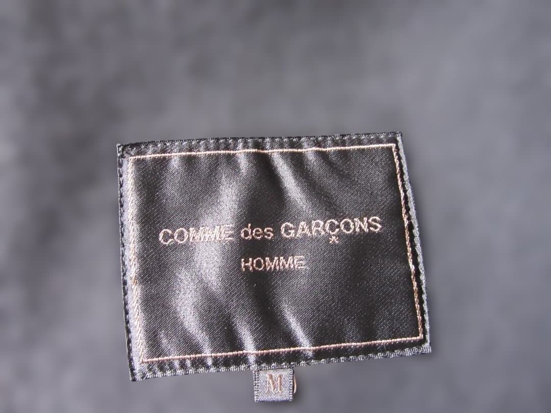 95Sコムデギャルソンオム　田中オム 袖ライン フード付きロングコートM