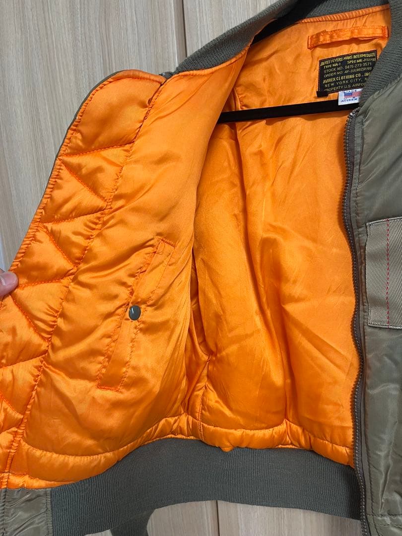 s*u様 AVIREX MA-1 長渕剛 フライトジャケット Mトップガン ヴィ
