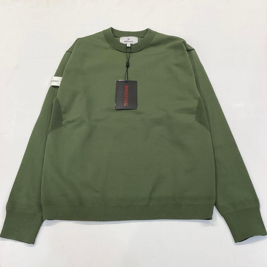 BRIEFING 新品　WOMEN’S WR CREWNECK KNIT S