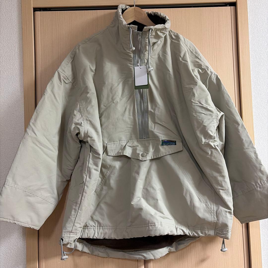FREAK'S STORE 裏フリース　アノラックパーカー　ライトグレー