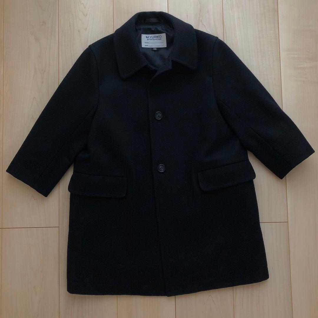 子供用　フォーマルコート　紺色　130cm