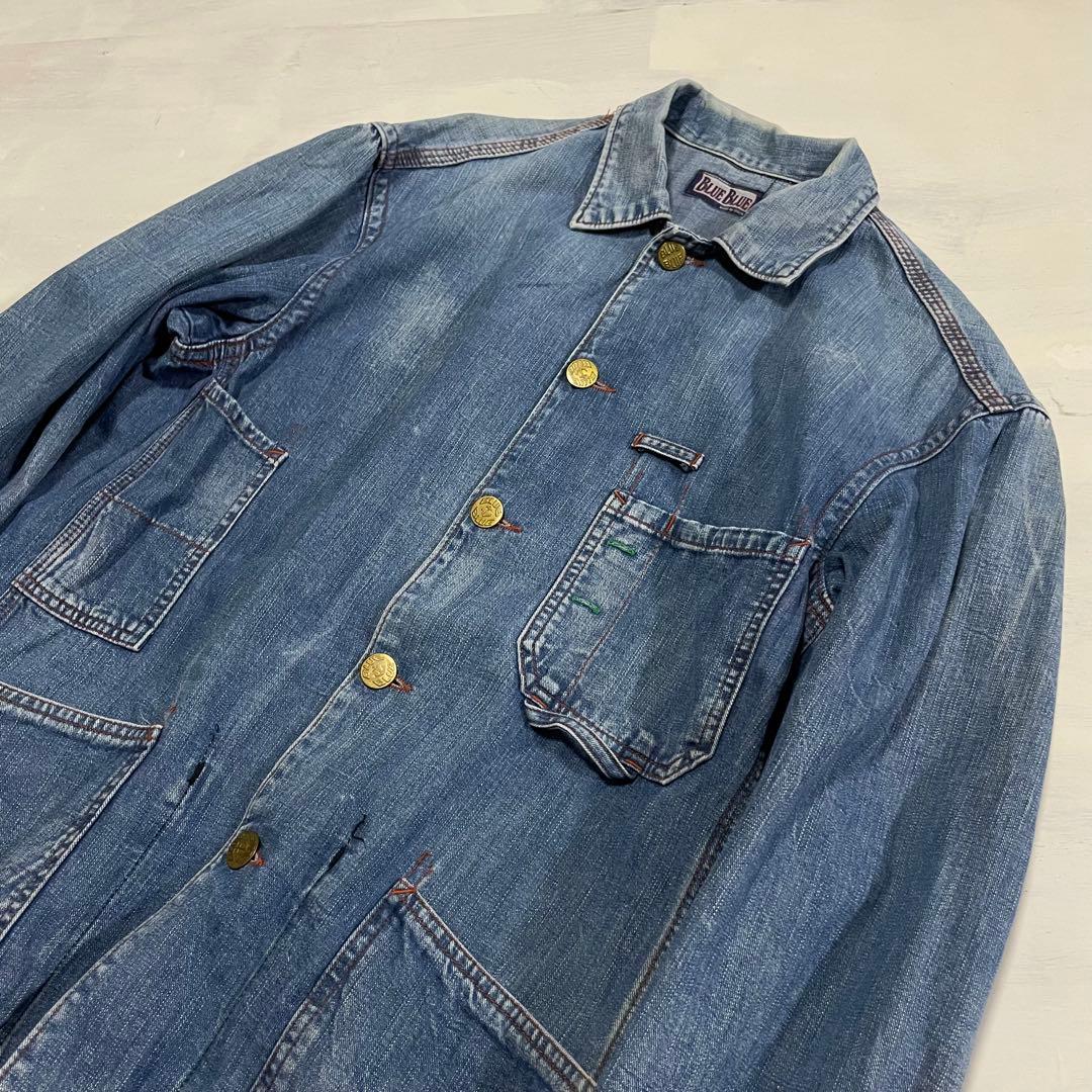 雰囲気抜群 BLUE BLUE カバーオール ワークジャケット　ペインター