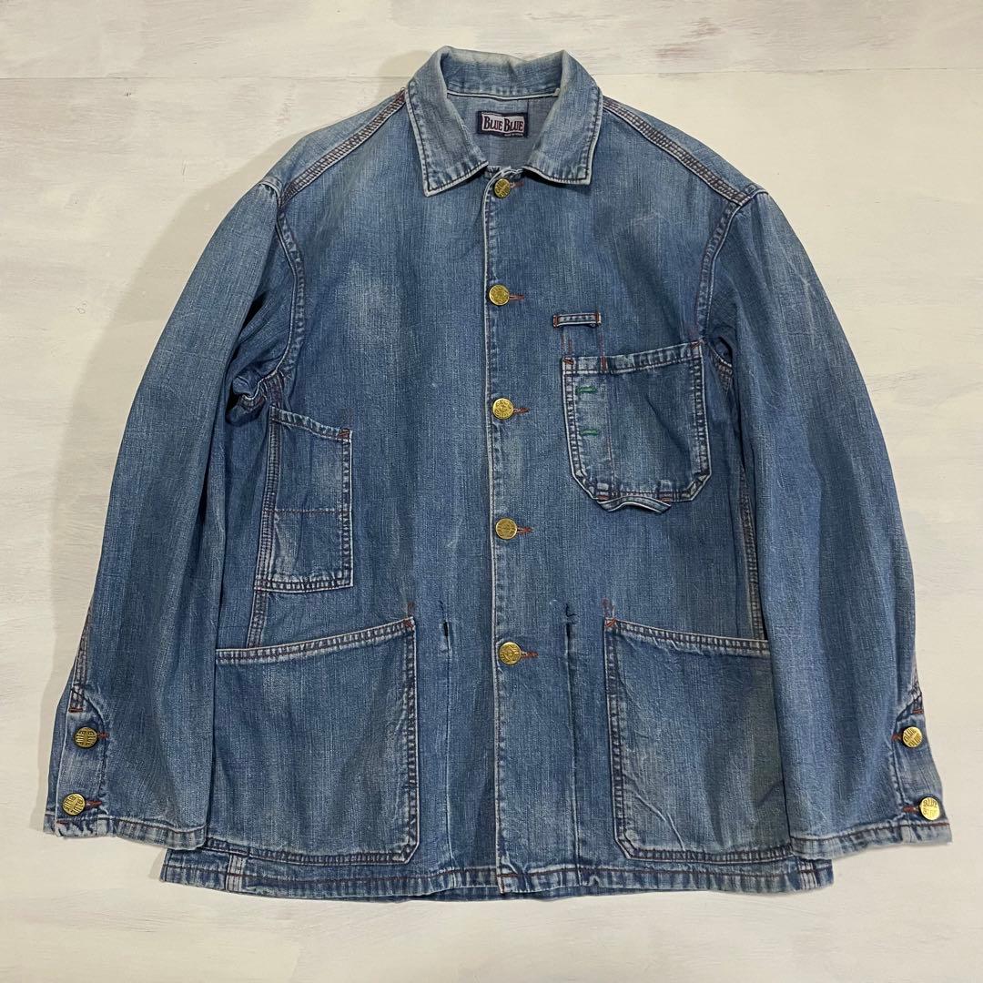 雰囲気抜群 BLUE BLUE カバーオール ワークジャケット　ペインター