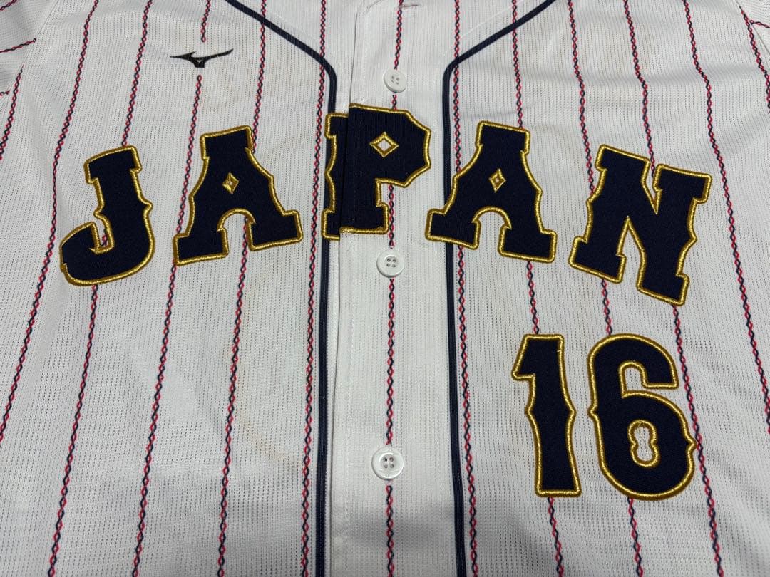 【極美品】日本代表 ユニフォーム 16 大谷翔平　オオタニサン WBC 刺繍