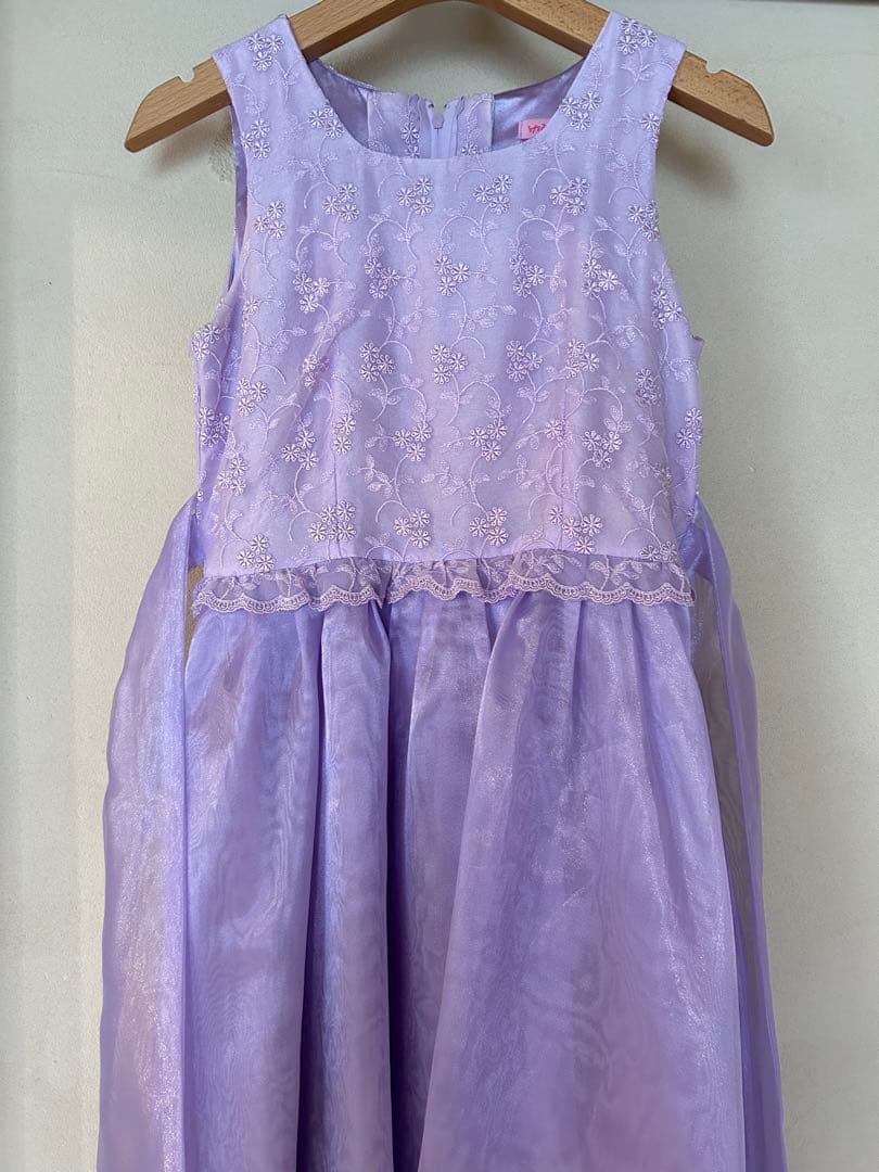 ゆめりすと 子供用ドレス パープル 紫 薄紫 演奏会 発表会 ソフィーライラック