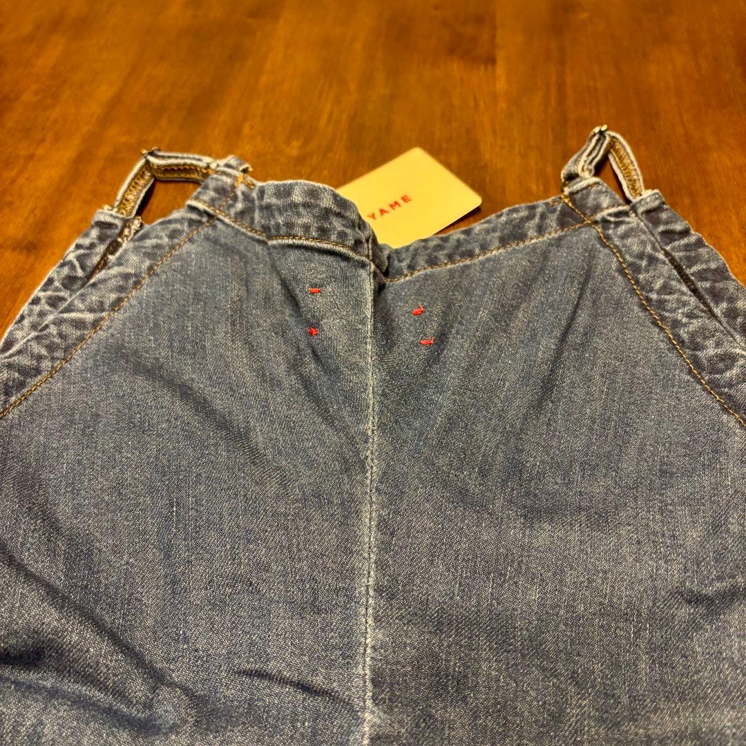 【未使用品】MEYAME DENIM GATHERED ALL IN ONE