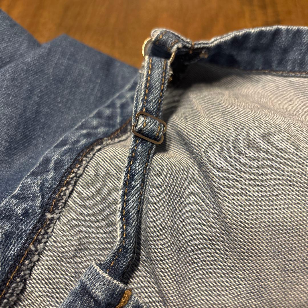 【未使用品】MEYAME DENIM GATHERED ALL IN ONE