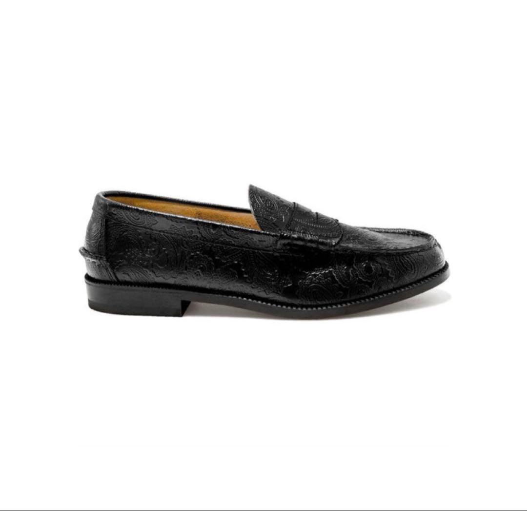 靴 THE KENFORD LOAFERS / BLACK PAISLEY 25cm