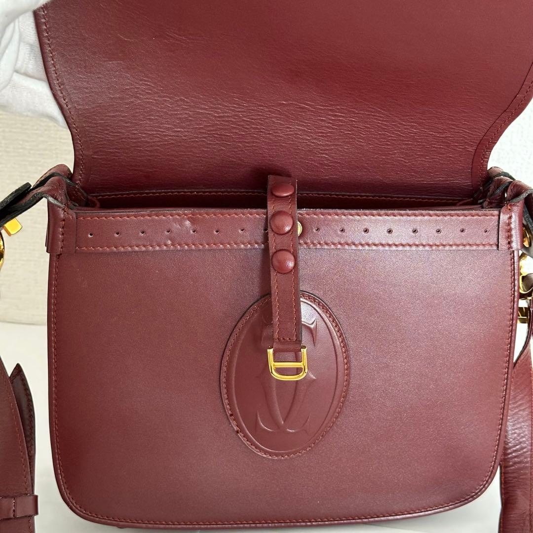 Cartier カルティエ ショルダーバッグ レザー マスト【1/25まで出品】