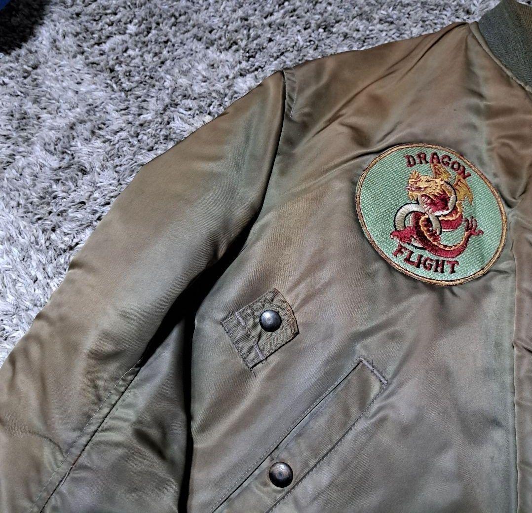 鬼フェードAVIREXUSA製MA-1フライトジャケット