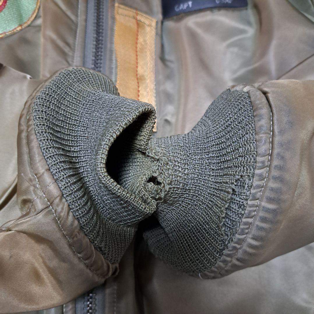 鬼フェードAVIREXUSA製MA-1フライトジャケット