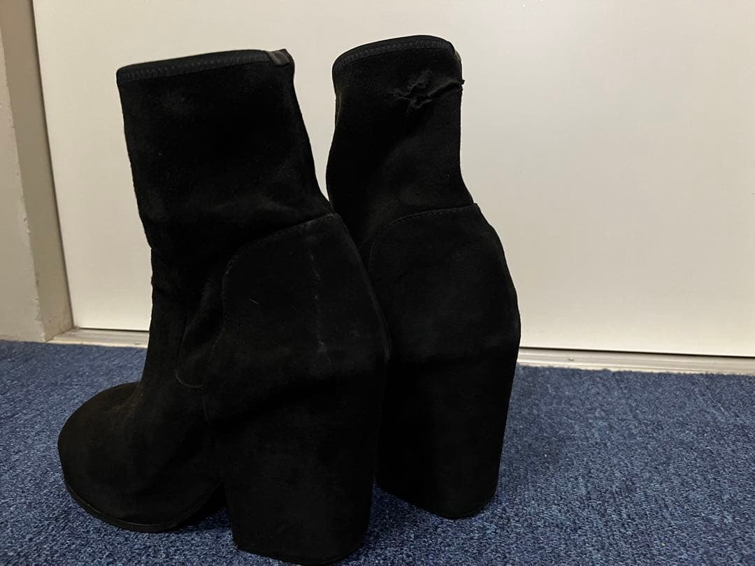 ランダムアイデンティティーズRandom Identities 黒 ヒールブーツ