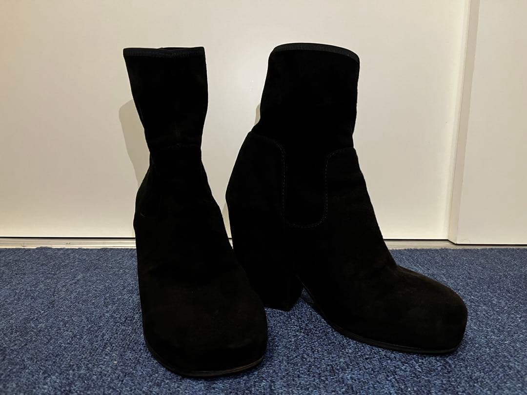 ランダムアイデンティティーズRandom Identities 黒 ヒールブーツ