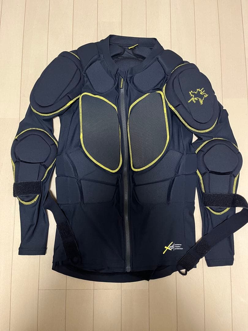 鎧武者　プロテクター　スノーボード　プロテクター付きウェア M ケツパット