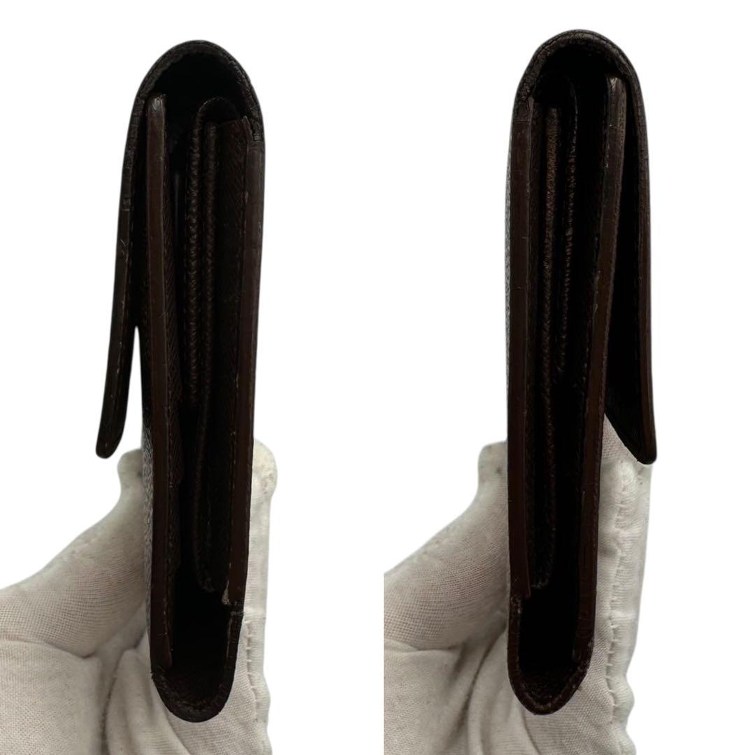 【極美品】ルイヴィトン インターナショナル 三つ折り長財布 ダミエ TH0999