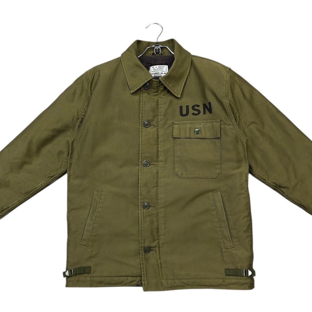 Bob Dong US NAVY A-2 デッキジャケット ミリタリー