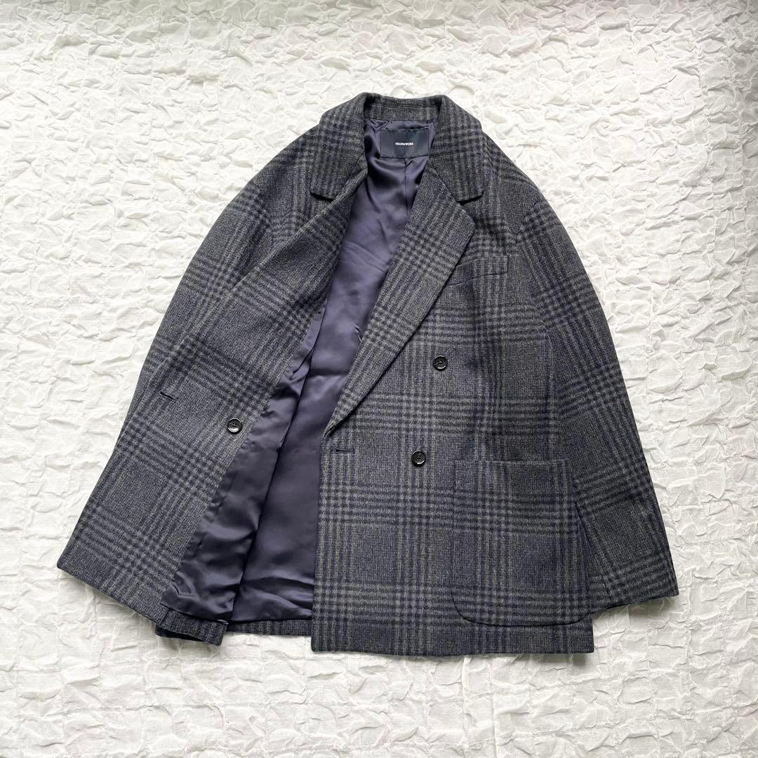 【美品】フレームワーク ダブルブレストジャケット コート近年モデル 定価約4万