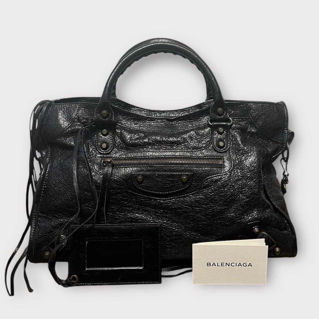 月野うさぎ様【極美品】BALENCIAGA city bag シティ　2way