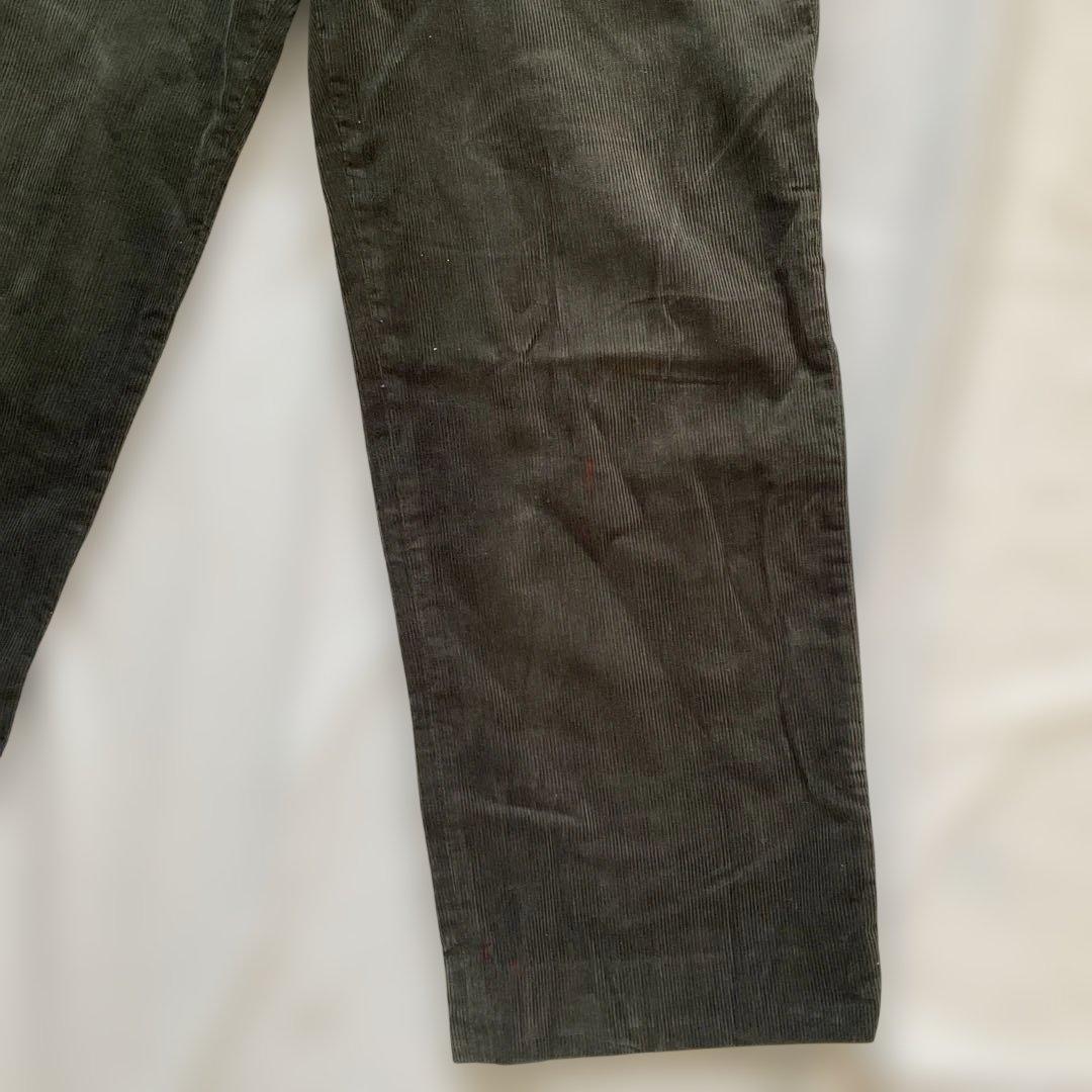 パンツ At Last & Co Corduroy TRS olive 34