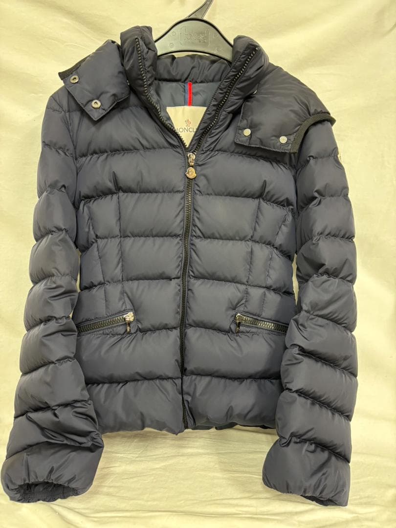 超美品 MONCLER ネイビー ダウンジャケット 12号 152cm