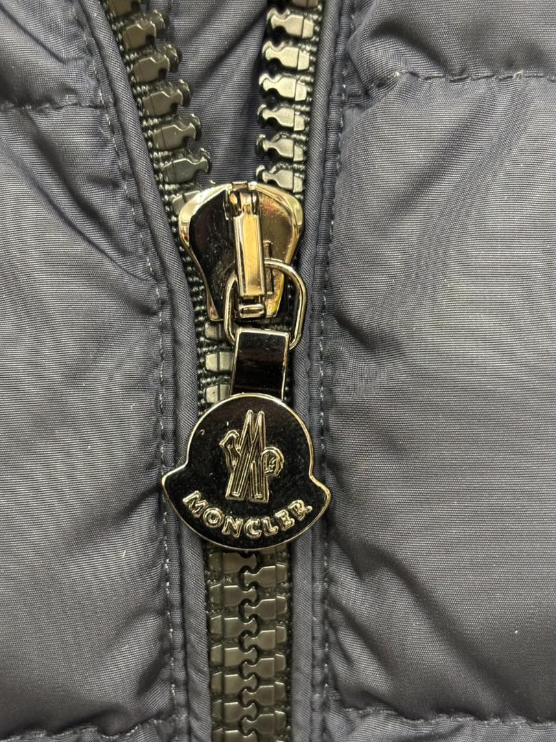 超美品 MONCLER ネイビー ダウンジャケット 12号 152cm