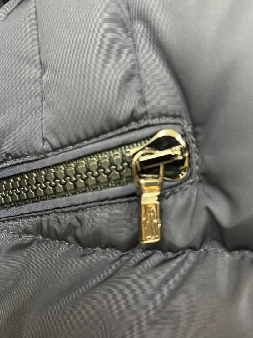 超美品 MONCLER ネイビー ダウンジャケット 12号 152cm