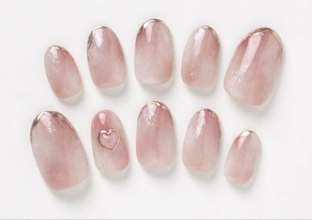 ever nail バレンタイン限定　ショートラウンド　新品　エバーネイル