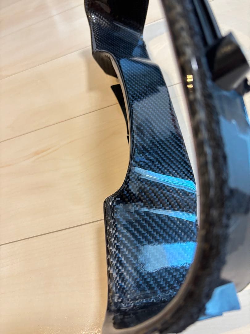 日産 純正 綾織カーボンメーターパネル （中古）