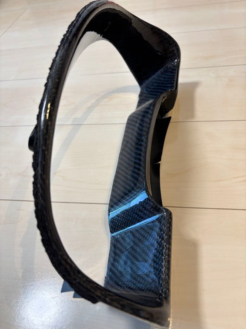 日産 純正 綾織カーボンメーターパネル （中古）